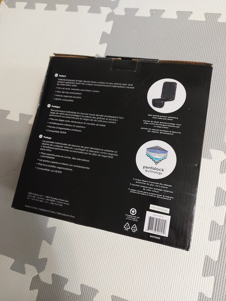 💰 Diono Ultra Mat Black Car Seat Protector image indicator(3)