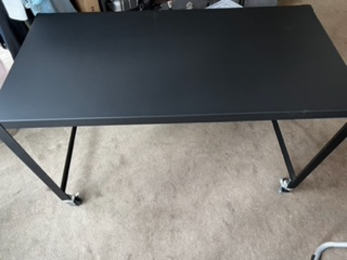 CB2 Go Cart Black Rolling Desk - photo 2