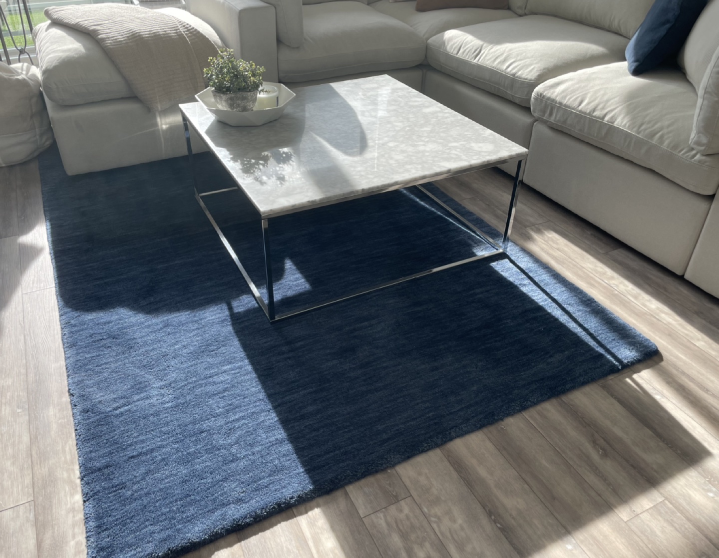 *Brand New* Wayfair Area Rug in Midnight Navy thumbnail