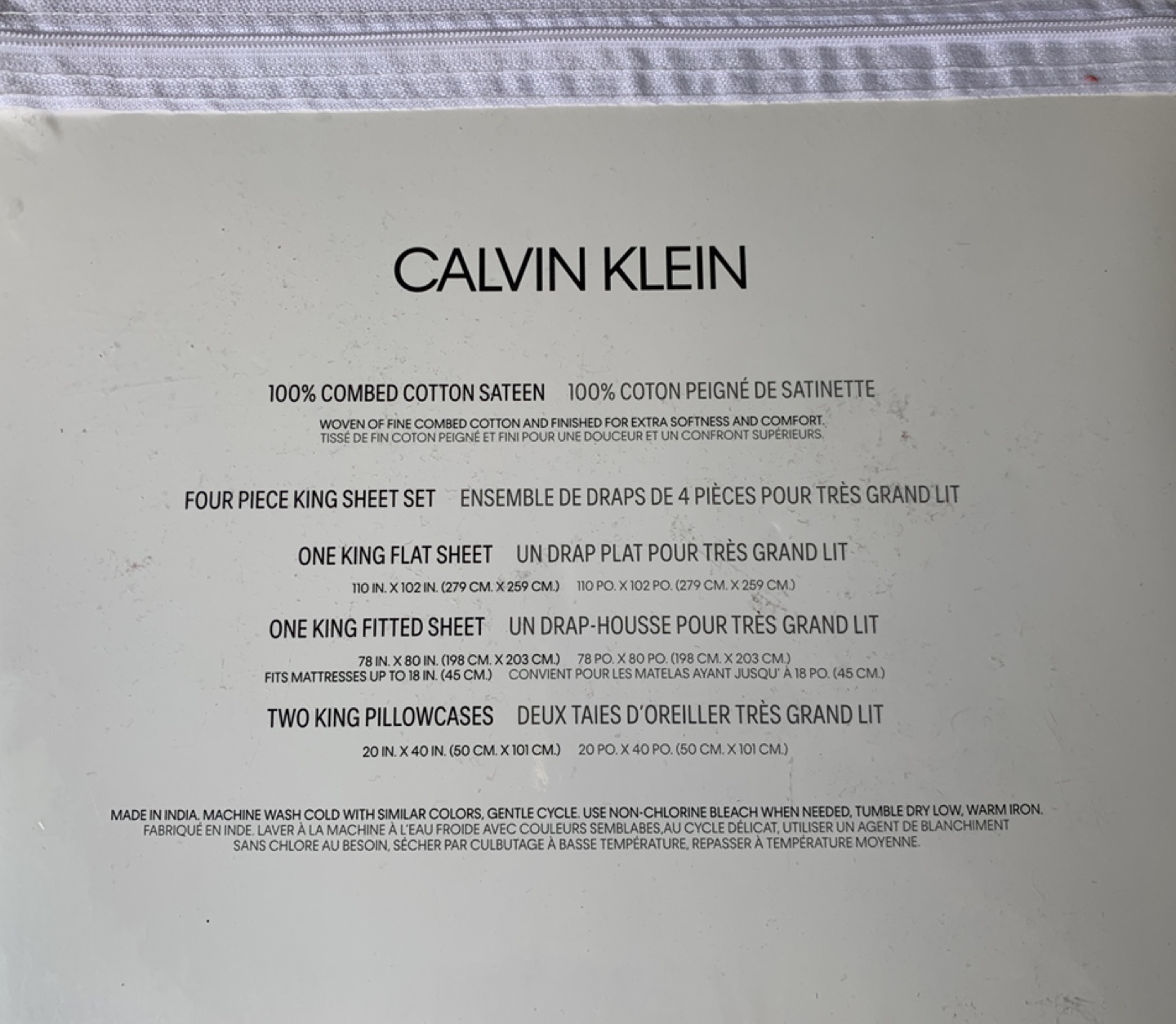 Calvin Klein king bedsheet set - photo 2