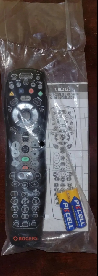 Rogers Universal Remote Control (NEW, SEALED) thumbnail