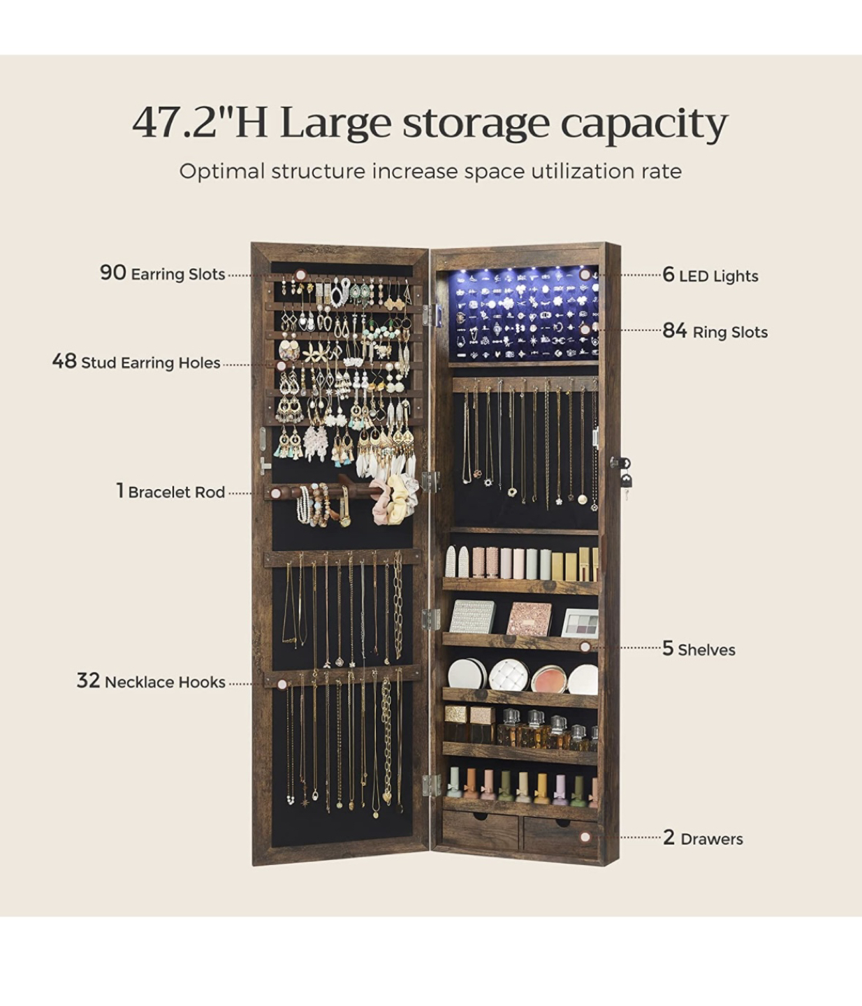 Jewelry Cabinet Armoire