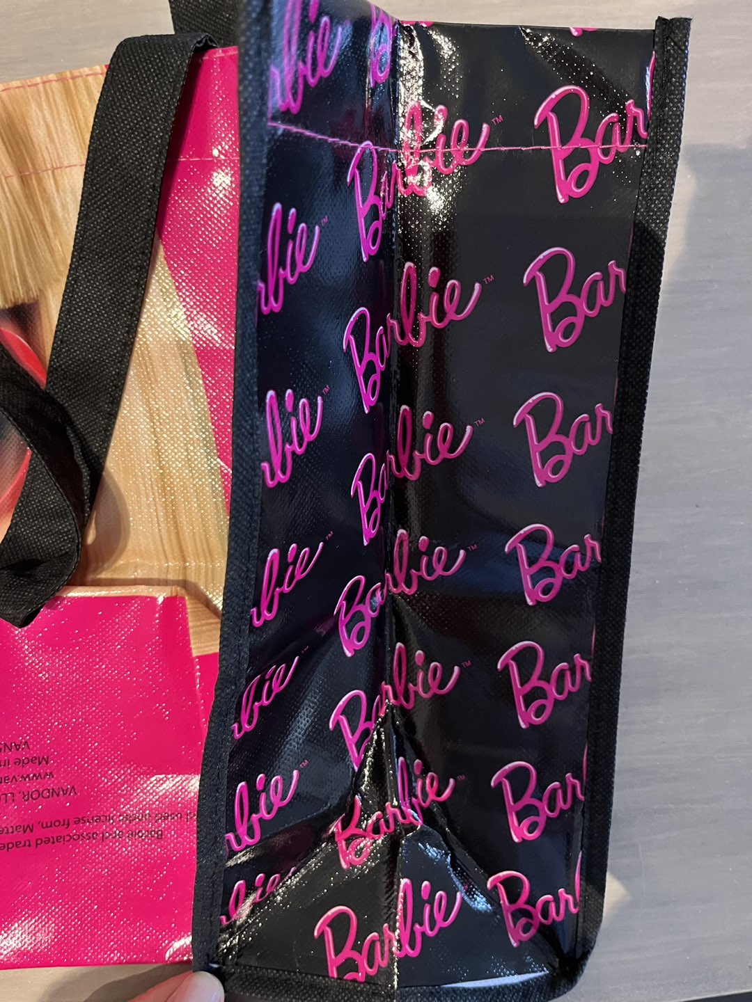 Vintage 2010 Reusable Barbie Shopping Bag Tote 12X17 - photo 3