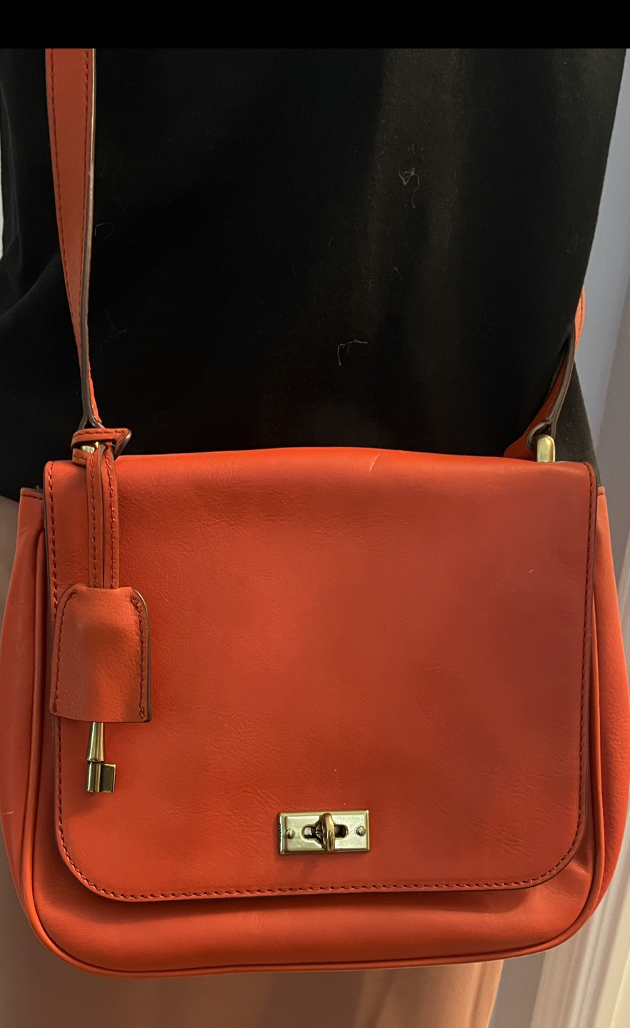 Fossil leather crossbody thumbnail