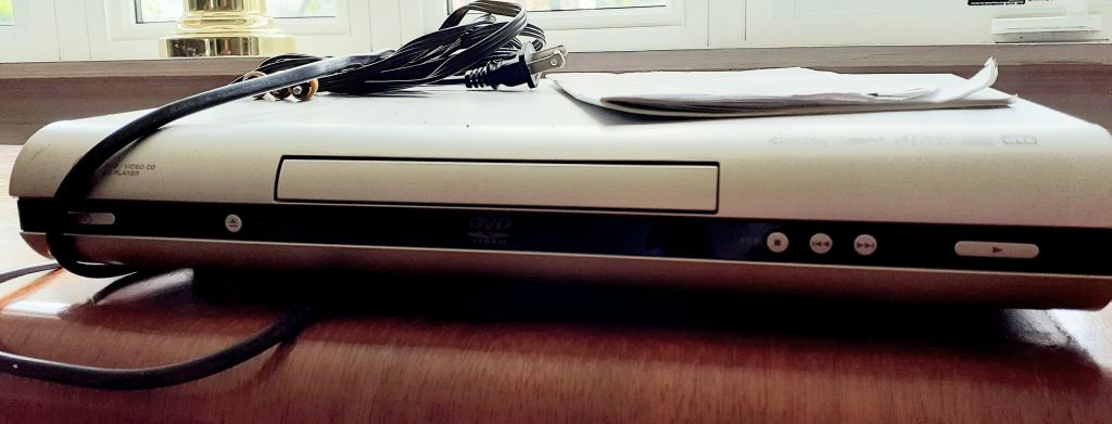 TV and DVD player