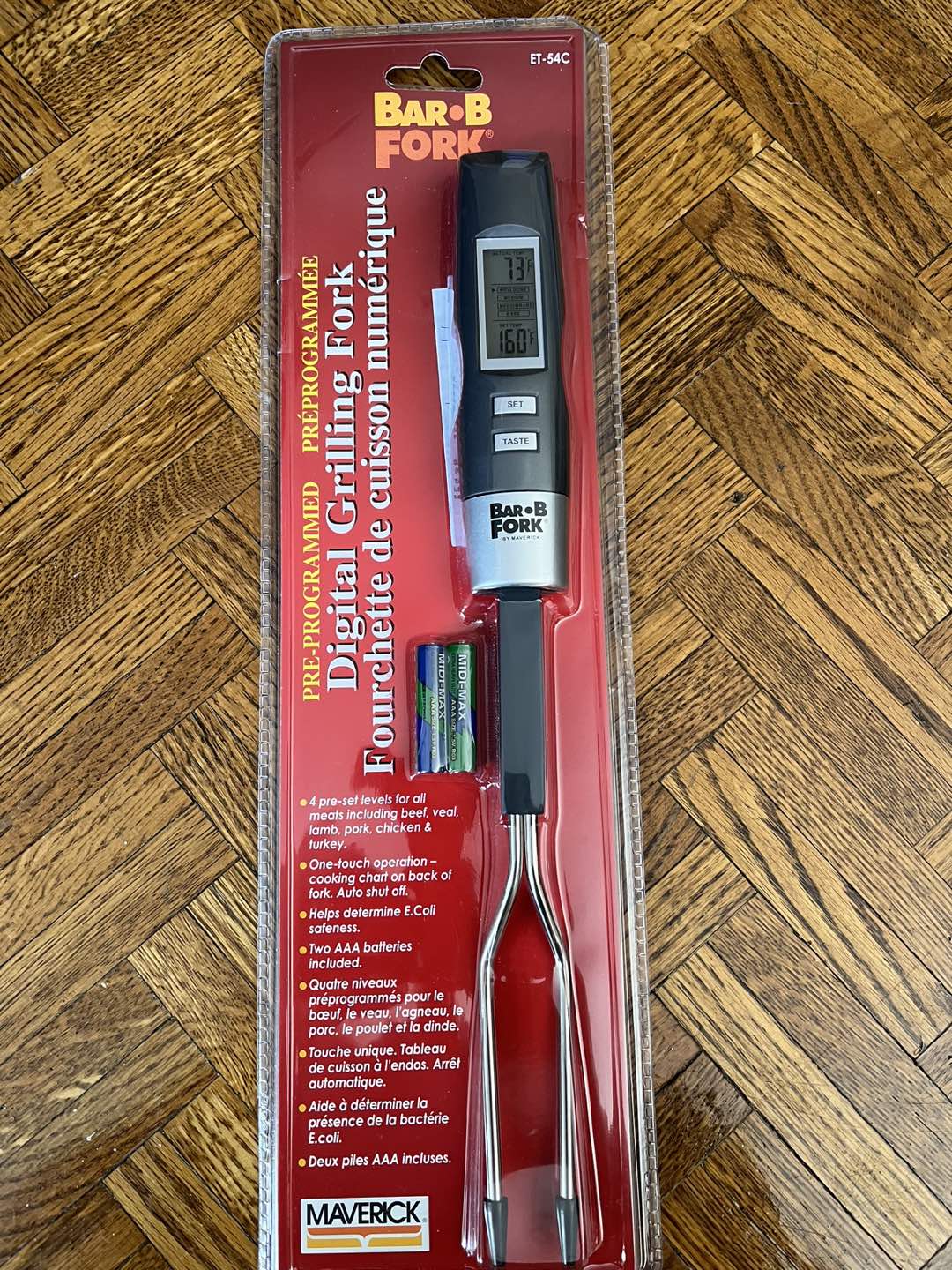 BBQ fork with digital temperature gauge thumbnail