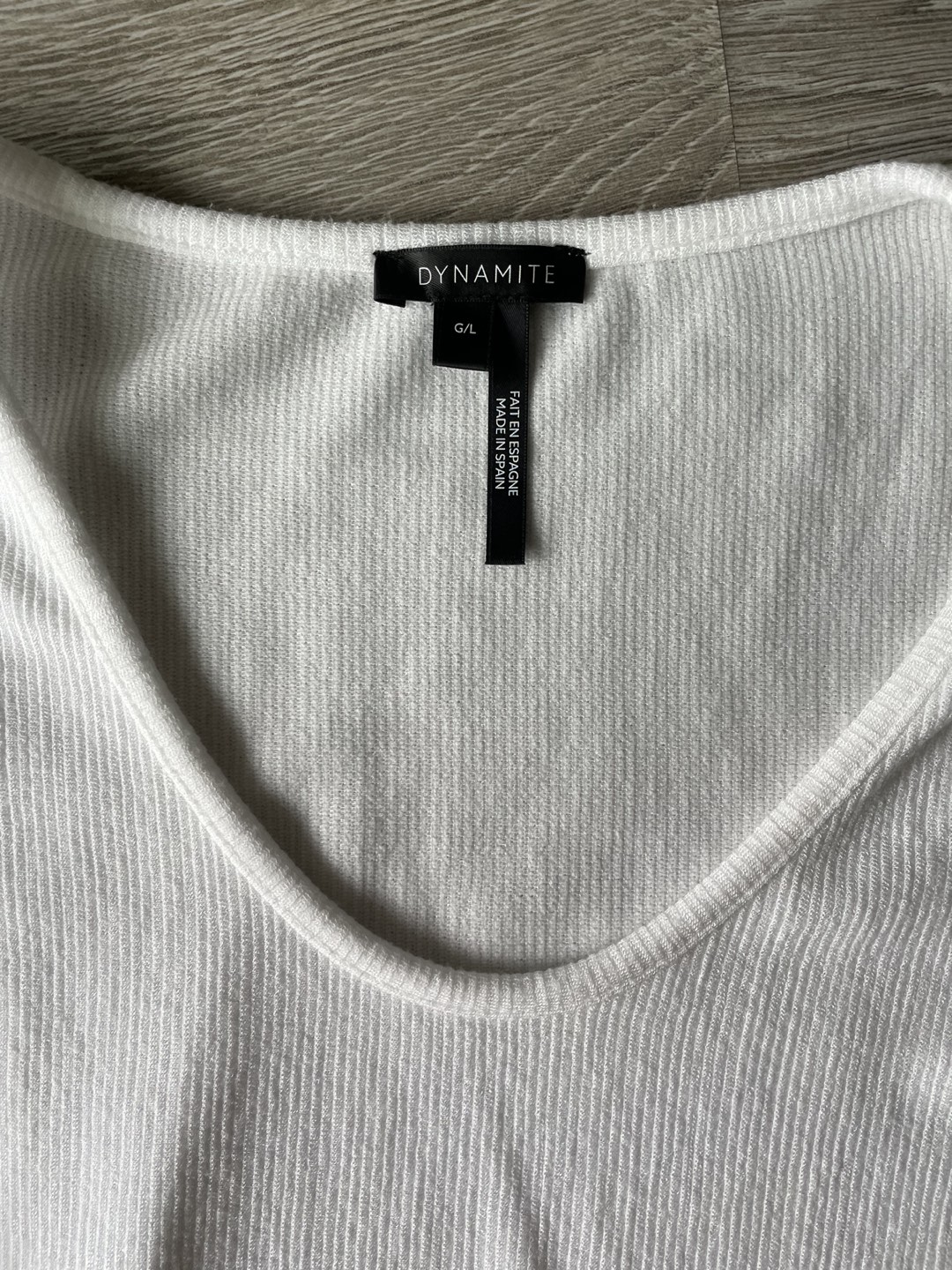 💰 White top Dynamite Size L - photo 2