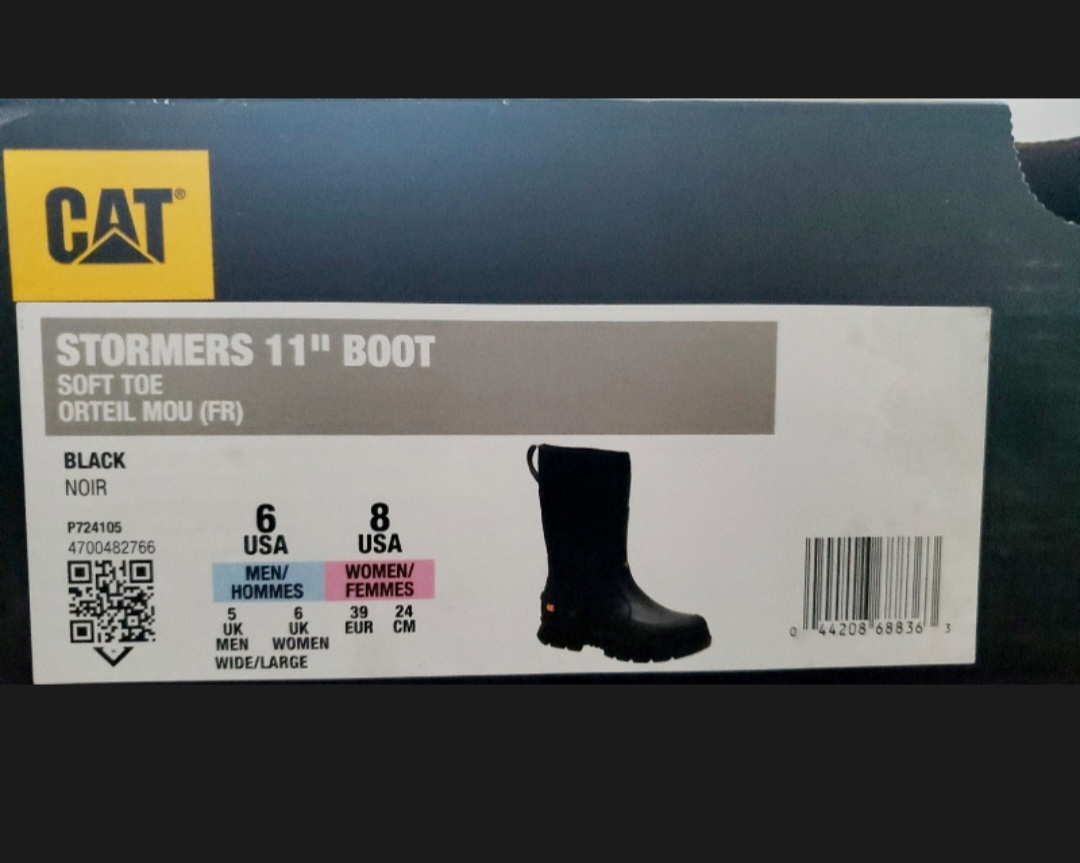 CAT Stormers 11" boot Soft Toe (New in box) image indicator(2)