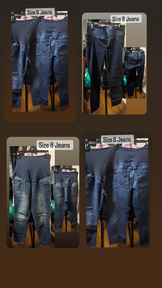 Maternity Jeans size 8 $25