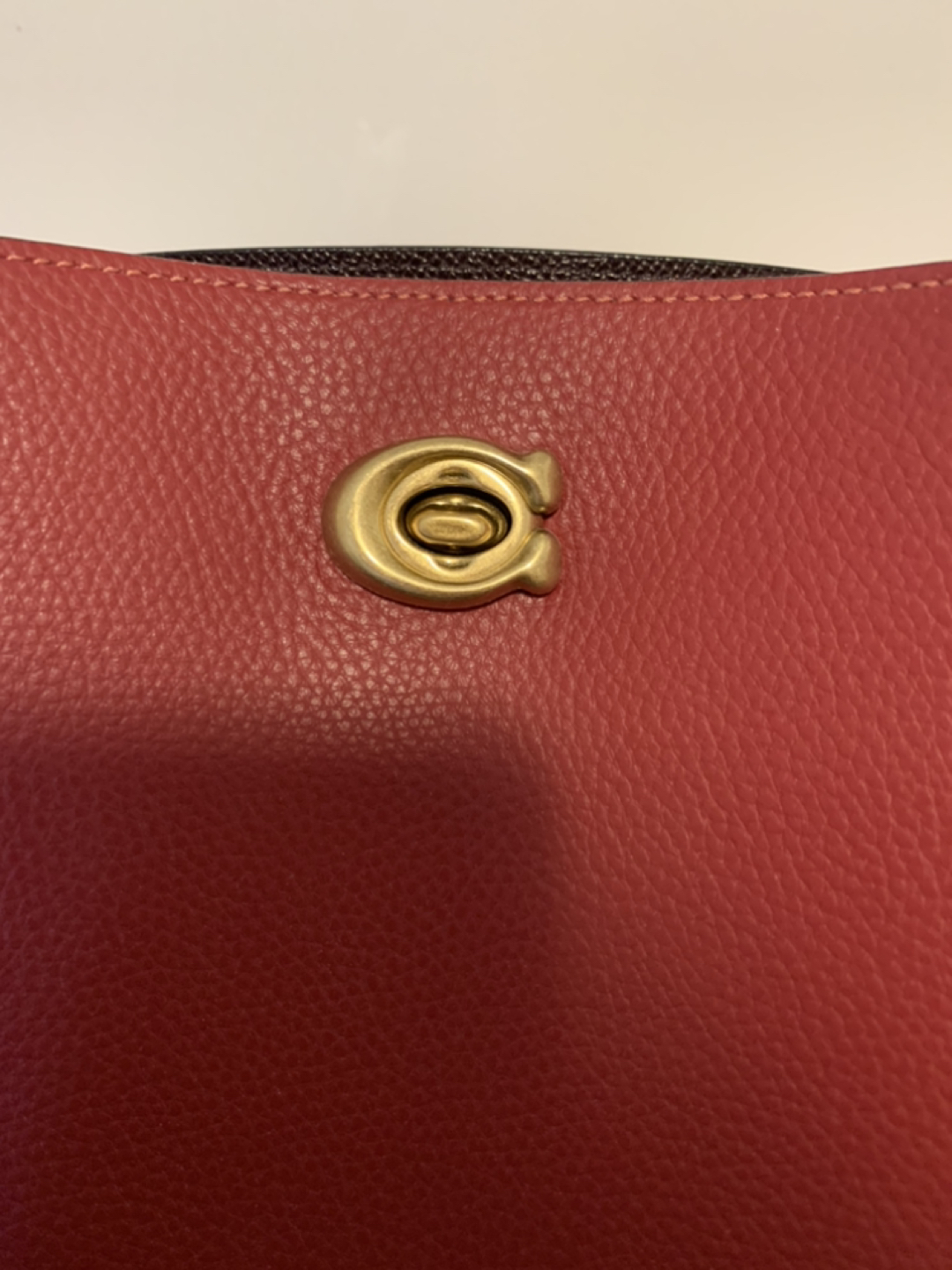 Authentic Coach Willow bag in red - photo 4