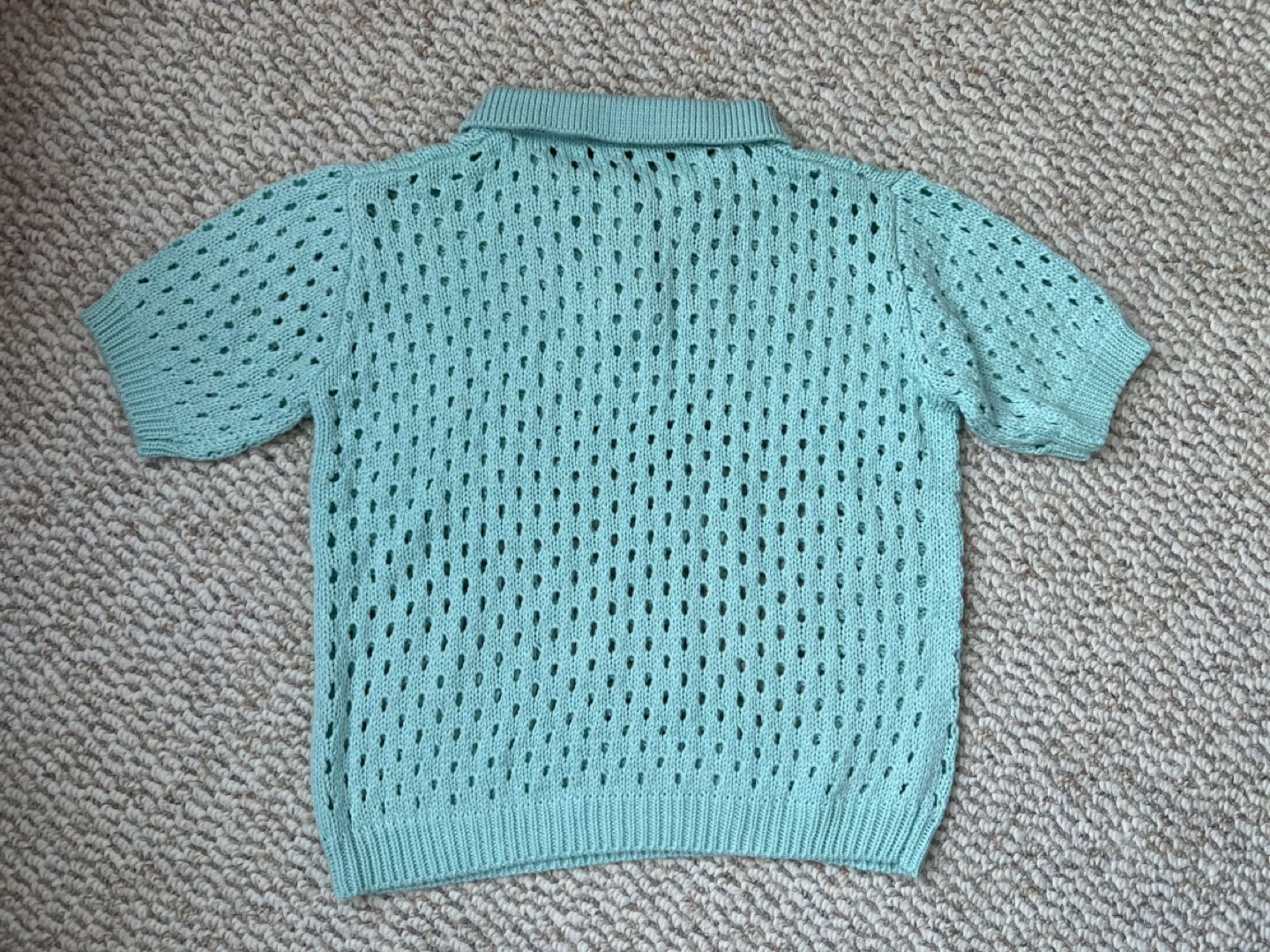 Brand new American Apparel Mint green crochet top image indicator(2)