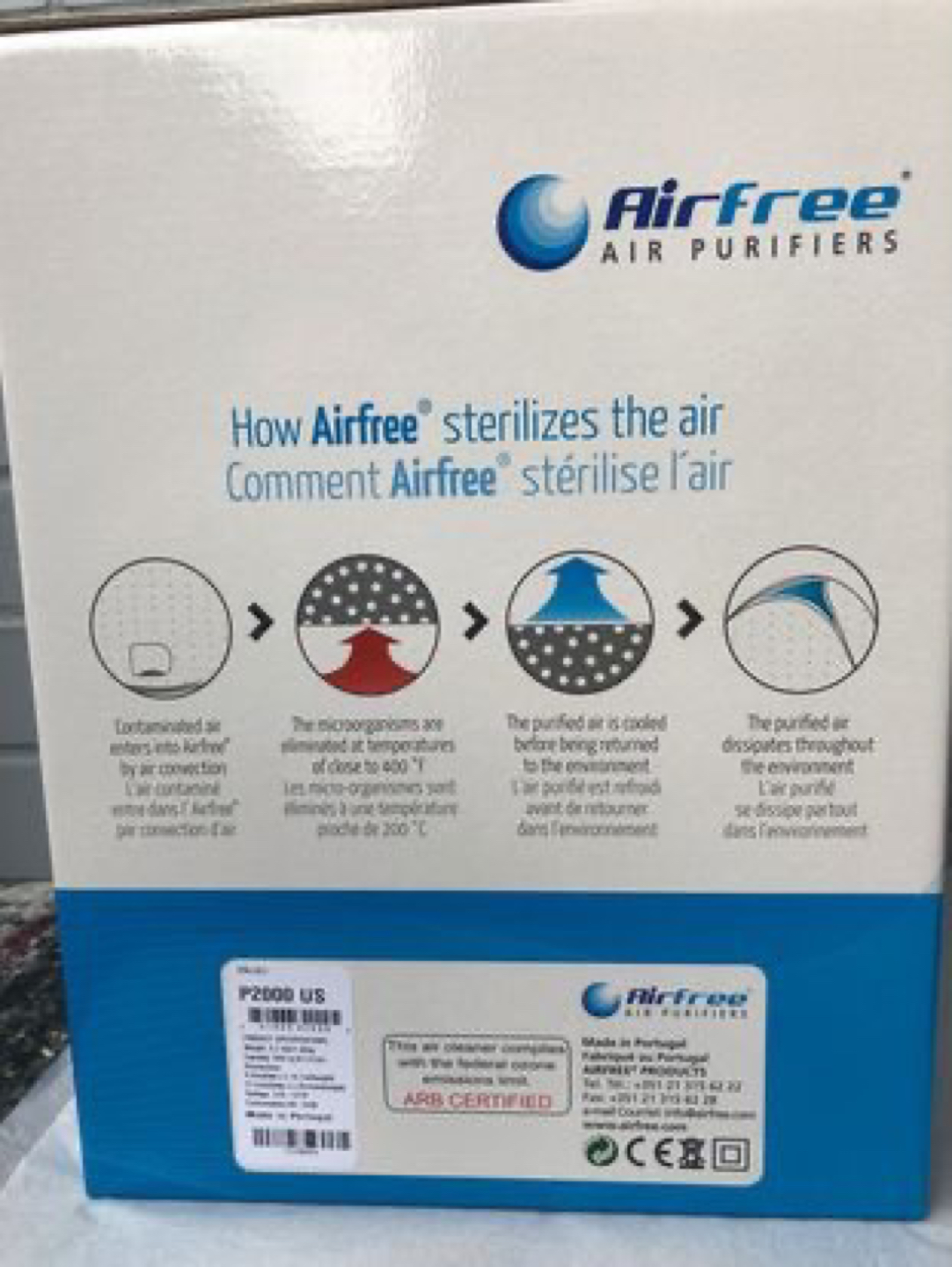 AIR FREE Filterless Air Purifier image indicator(4)