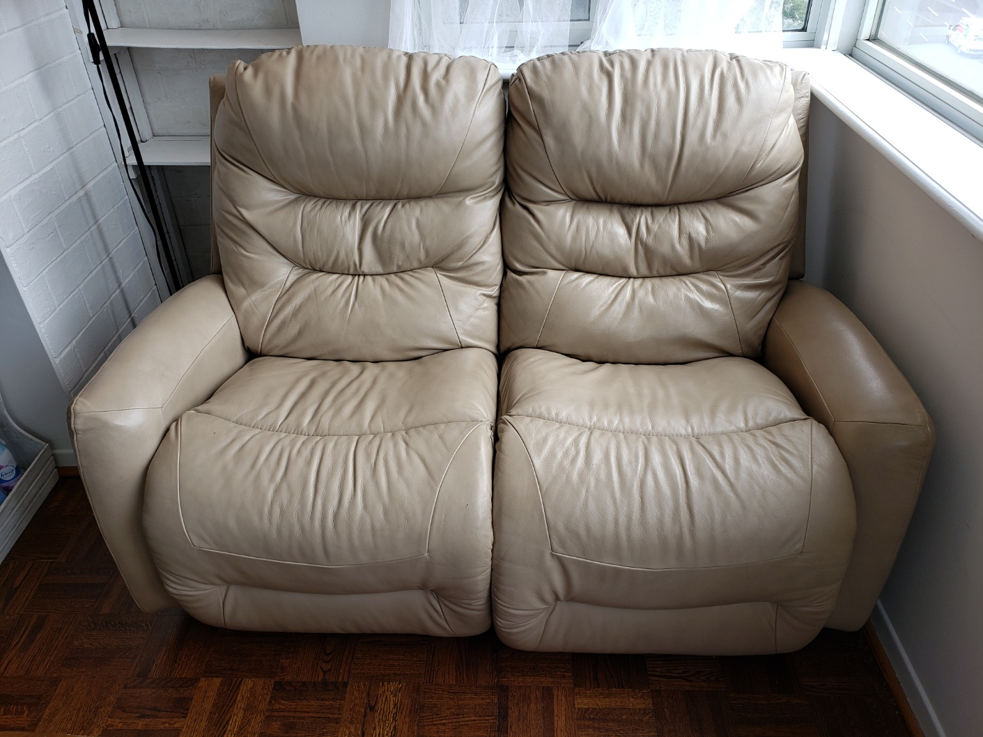 Leather & Electronic Sofa 