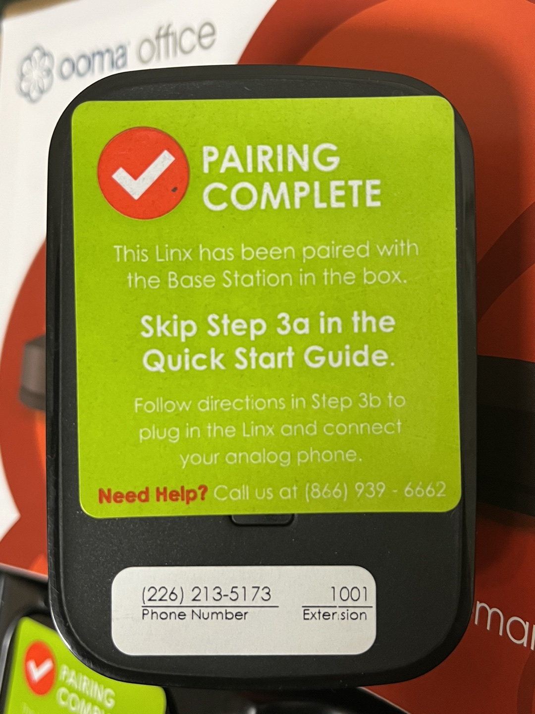 Brand new 2x Ooma Linx Wireless Phone Jack image indicator(2)