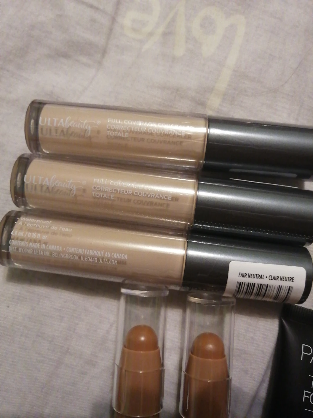 Foundation, concealer, powder image indicator(2)