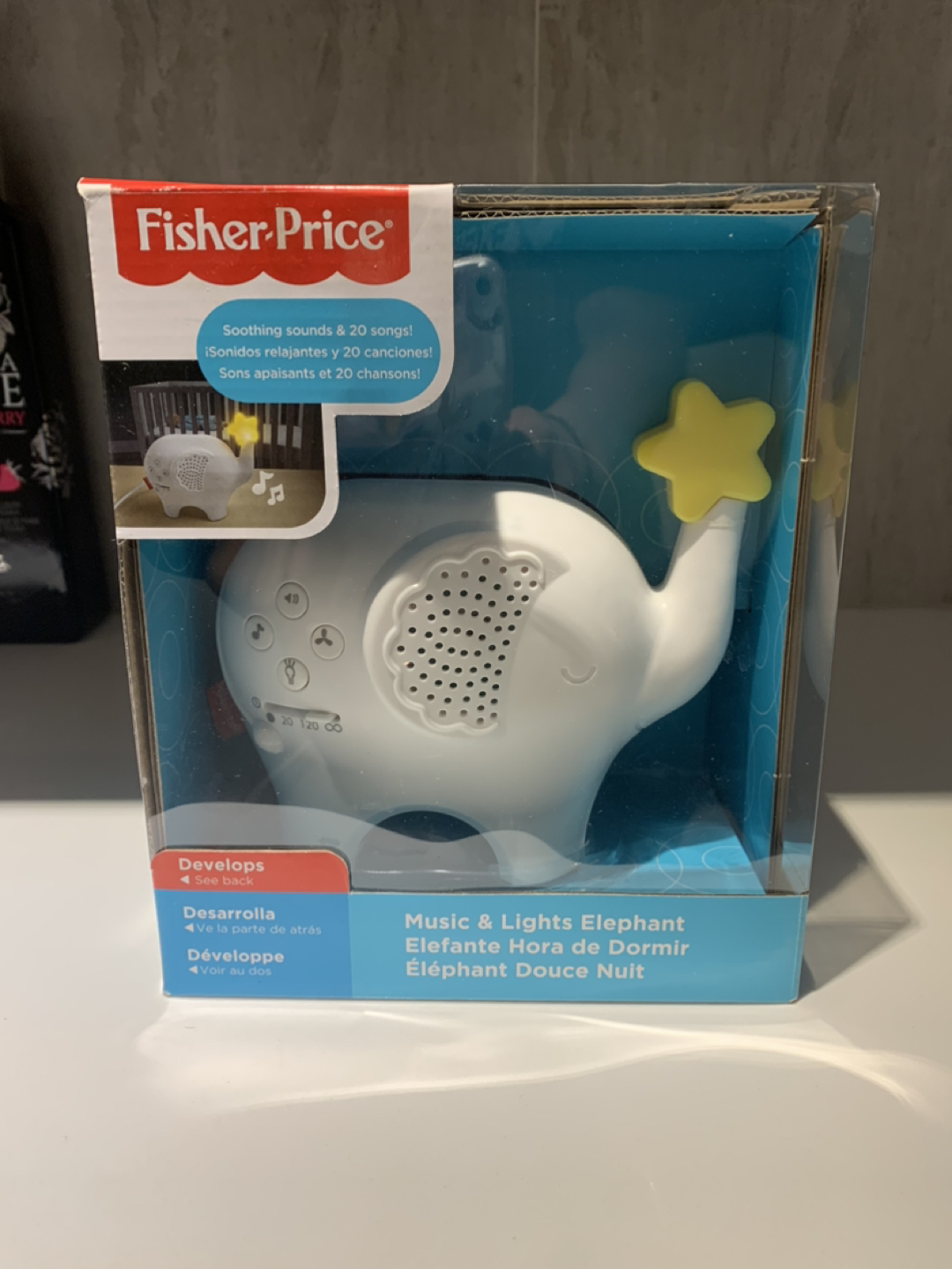 Fisher price music and light elephant