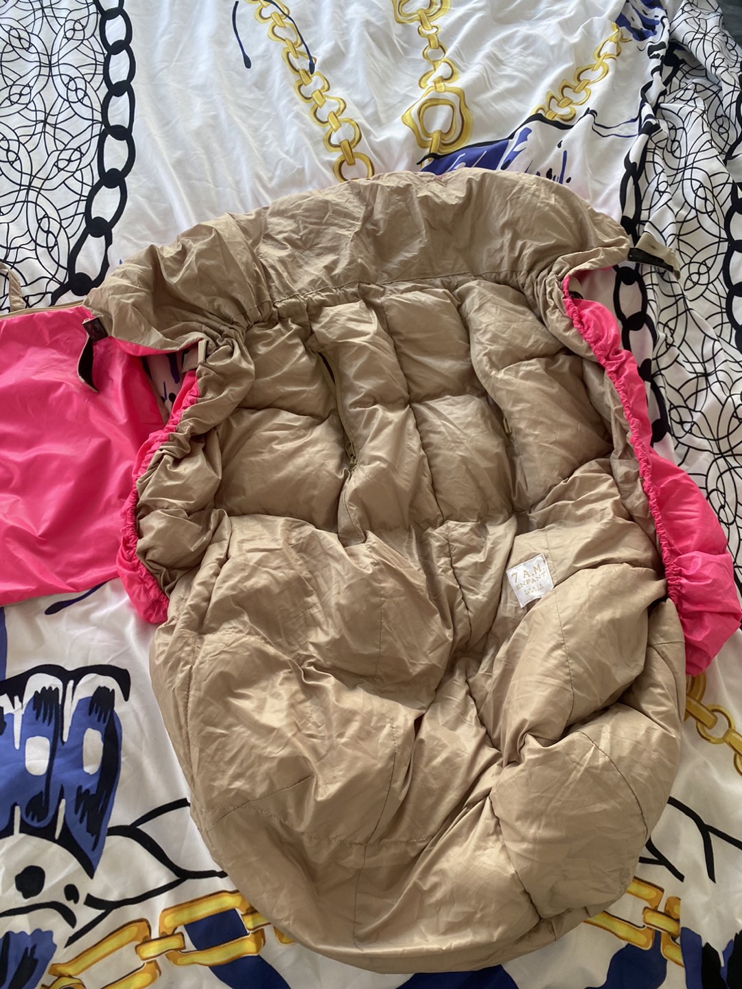 7 AM winter cover, stroller, baby carrier - reversible - photo 2