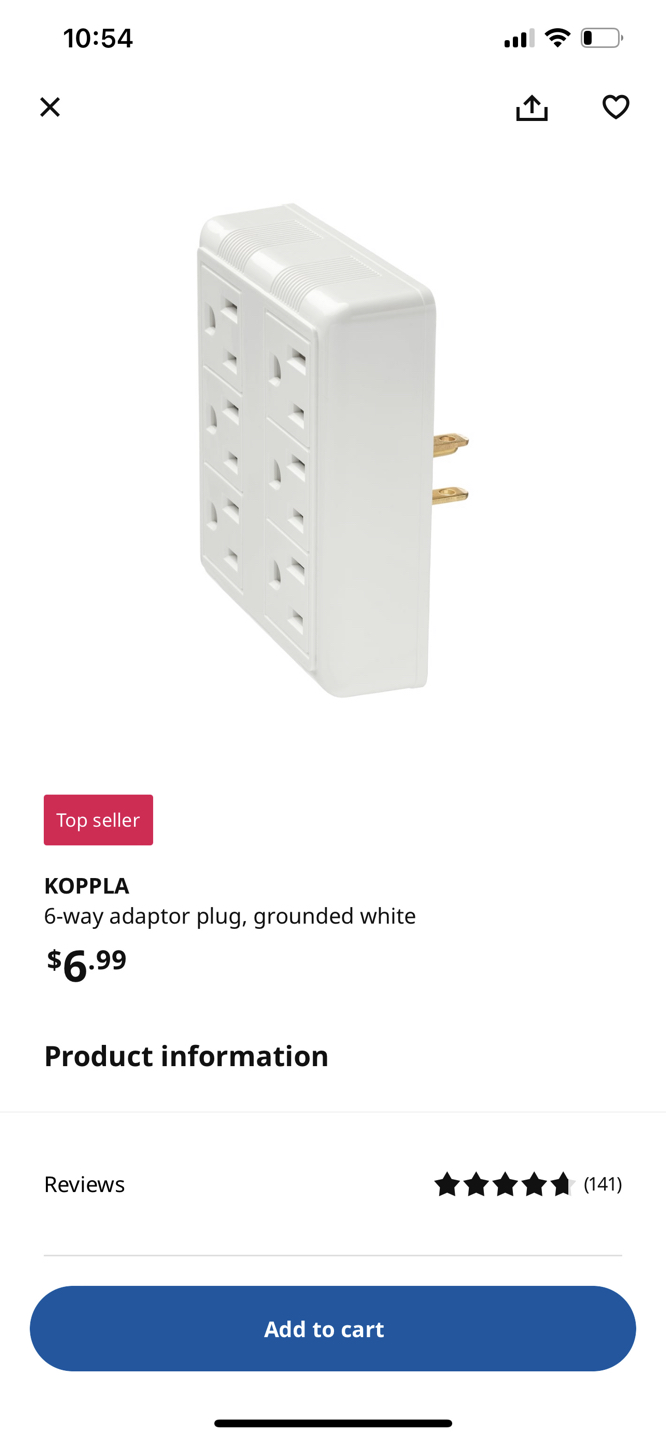 unopened outlet and adaptor plug from ikea - photo 3