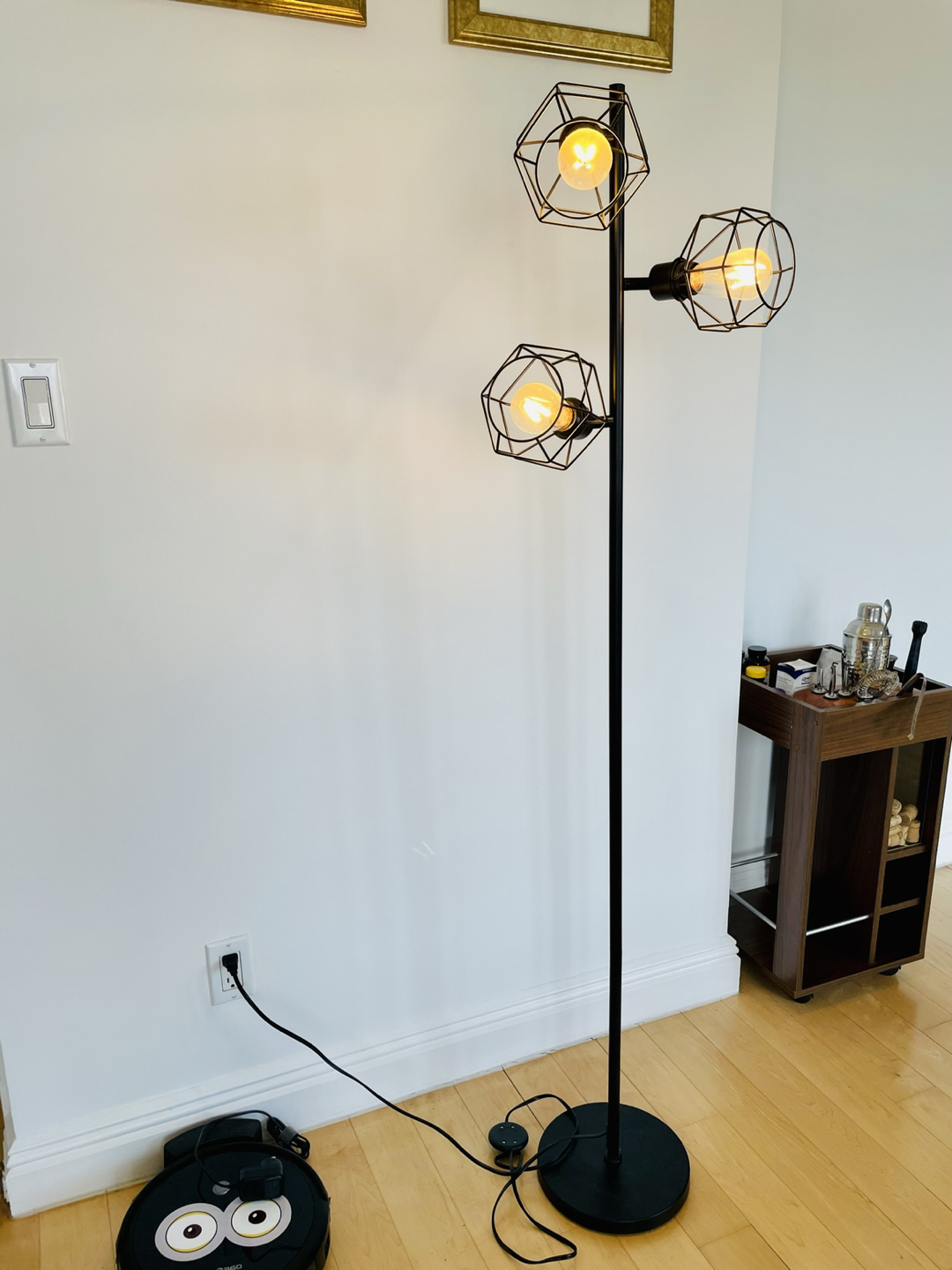 Industrial Floor Lamp With 3 Adjustable Heads - photo 3