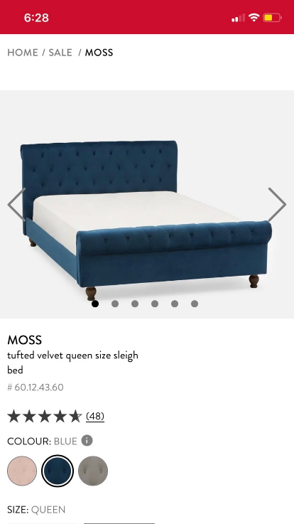 VELVET QUEEN BED - photo 3