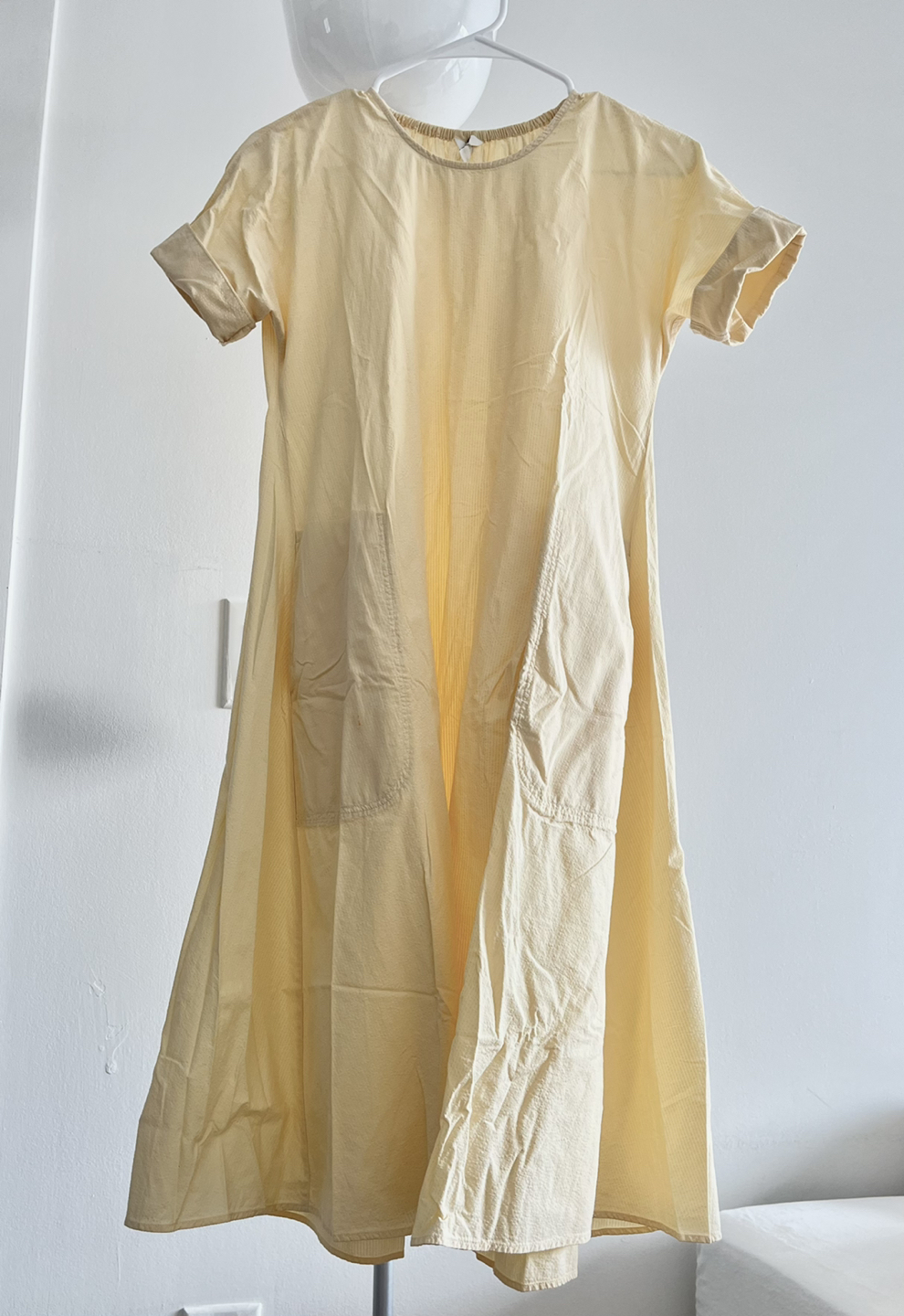 Uniqlo U- Seersucker Short Sleeve Dress