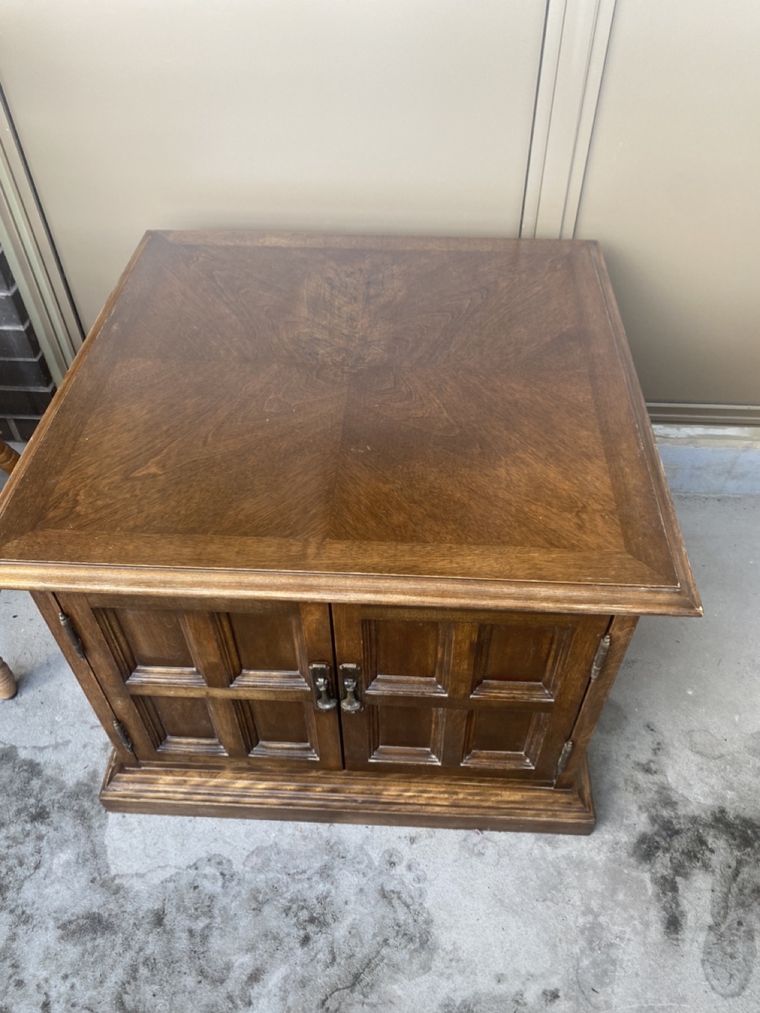 Side table with storage/ pooja table image indicator(4)