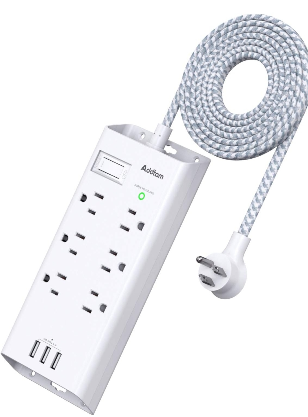 Surge Protector Power Bar 5 feet