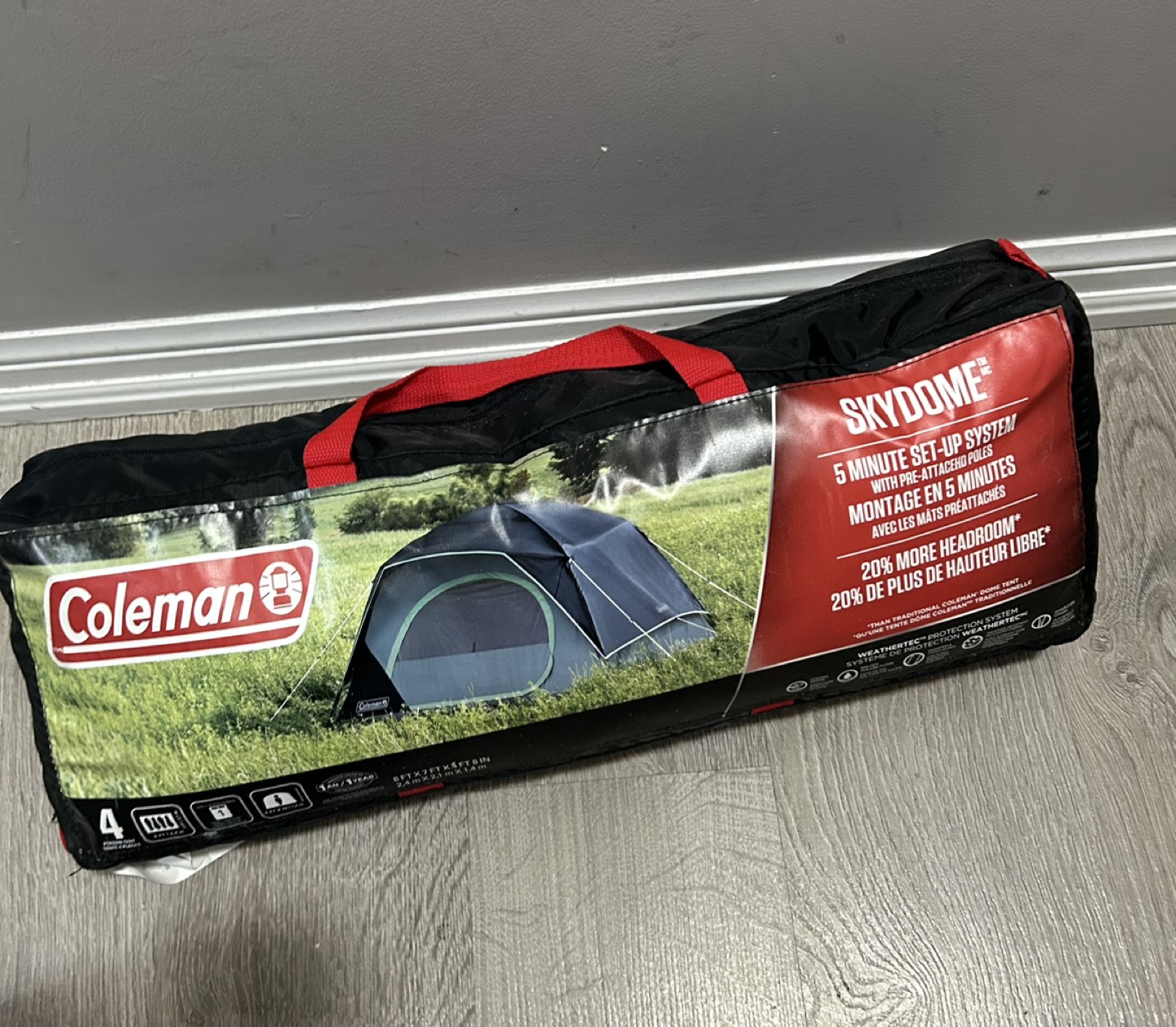 Camping tent for 4 used once thumbnail