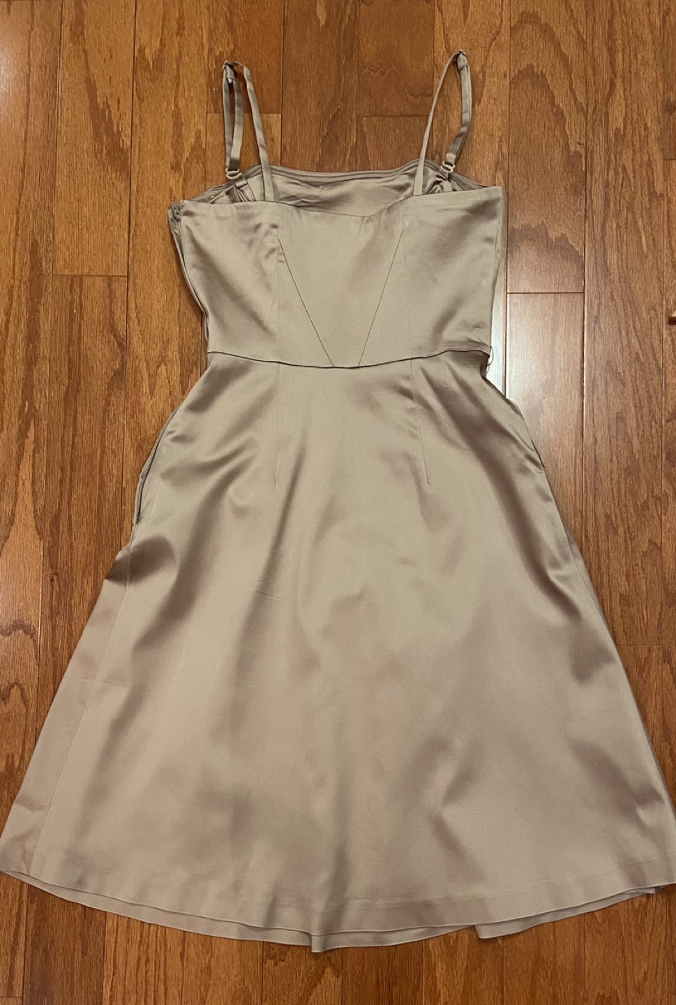 RW & Co Beige Strapless Midi Dress size 00 - photo 3