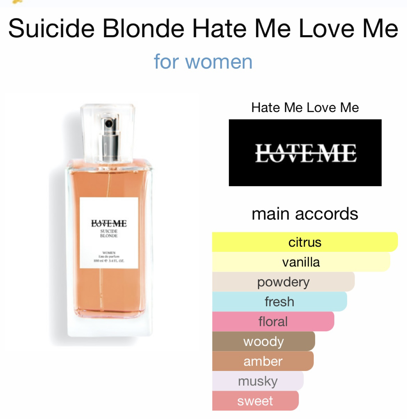 Love me/Hate me - Suicide Blonde EDP 100ml image indicator(2)