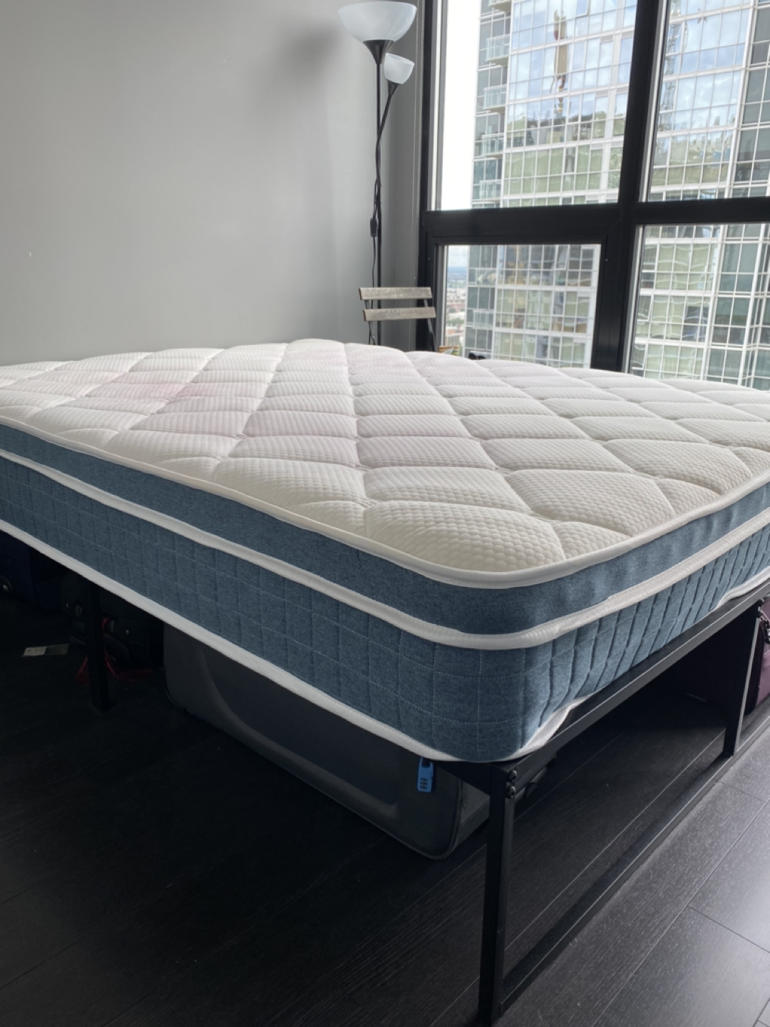 Queen bed and mattress