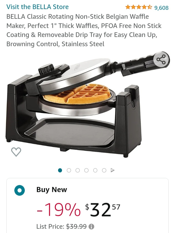 Bella Waffle Maker