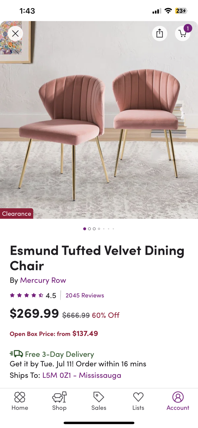 velvet dining chair - photo 4