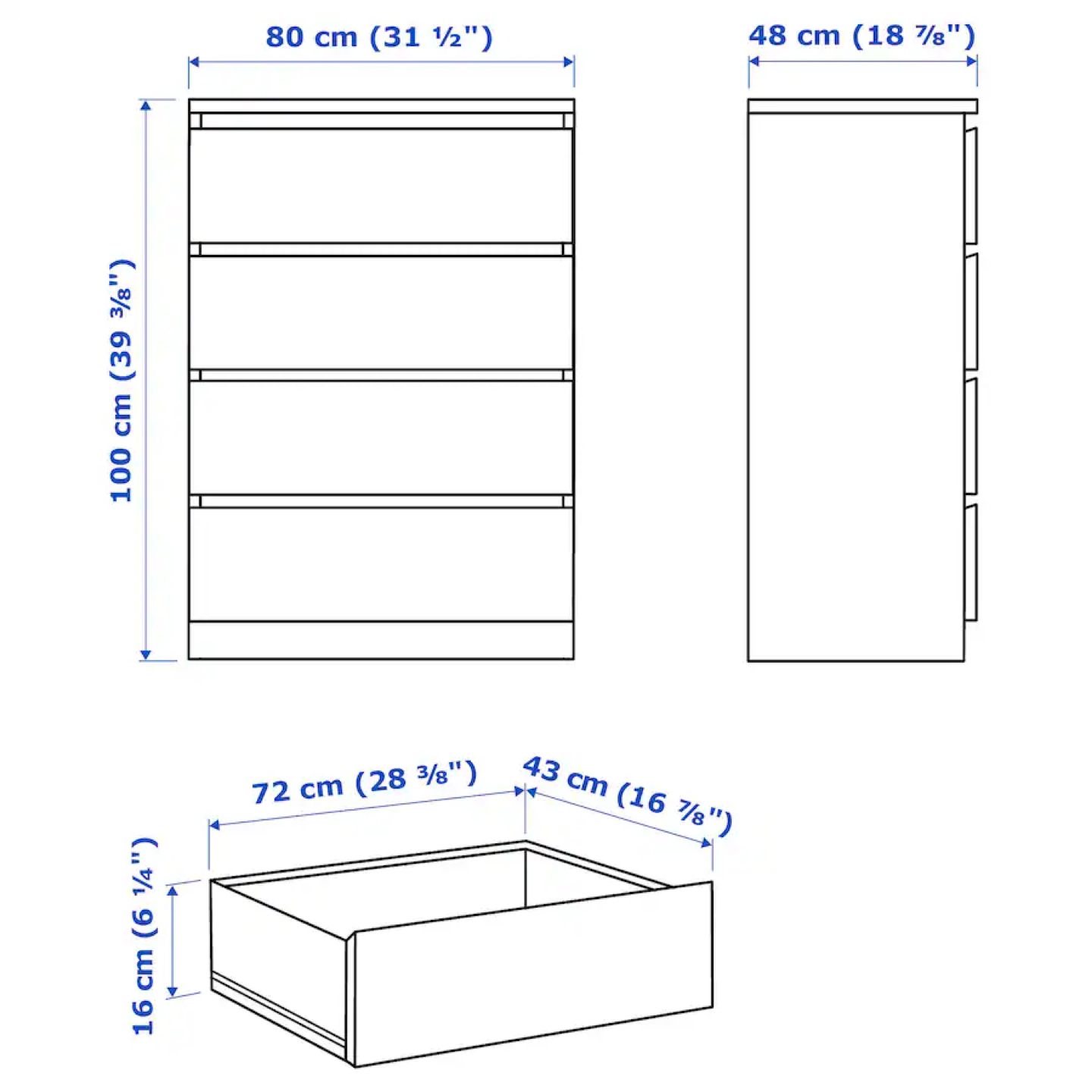 Ikea drawer chest / dresser - photo 2