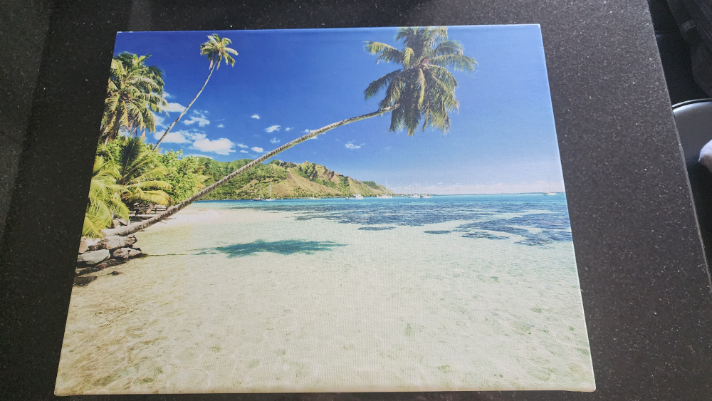 Canvas Beach Print  thumbnail