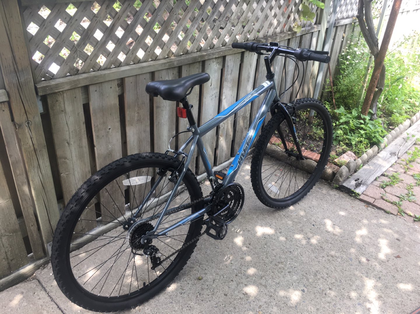 Huffy Granite 26 inch wheel, 18 speed, 17 inch frame size .