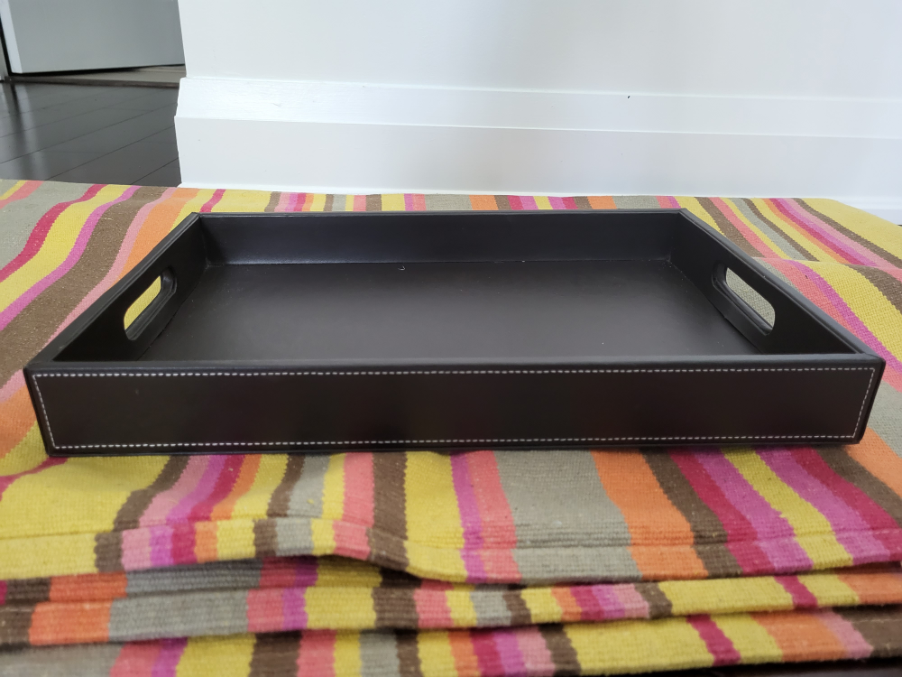 Leather tray - photo 2
