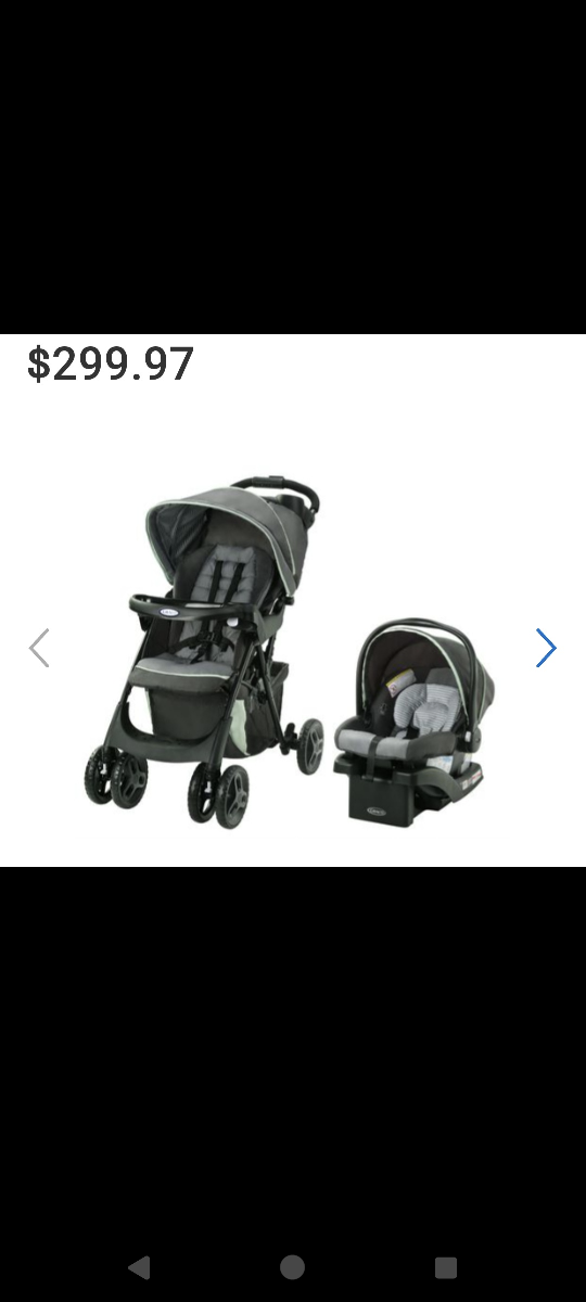 Graco Stroller with Car Seat Attachment 