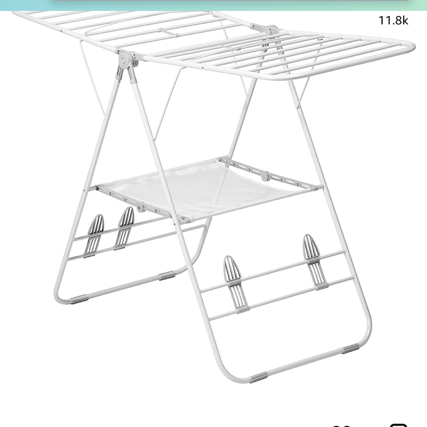 Folding drying rack