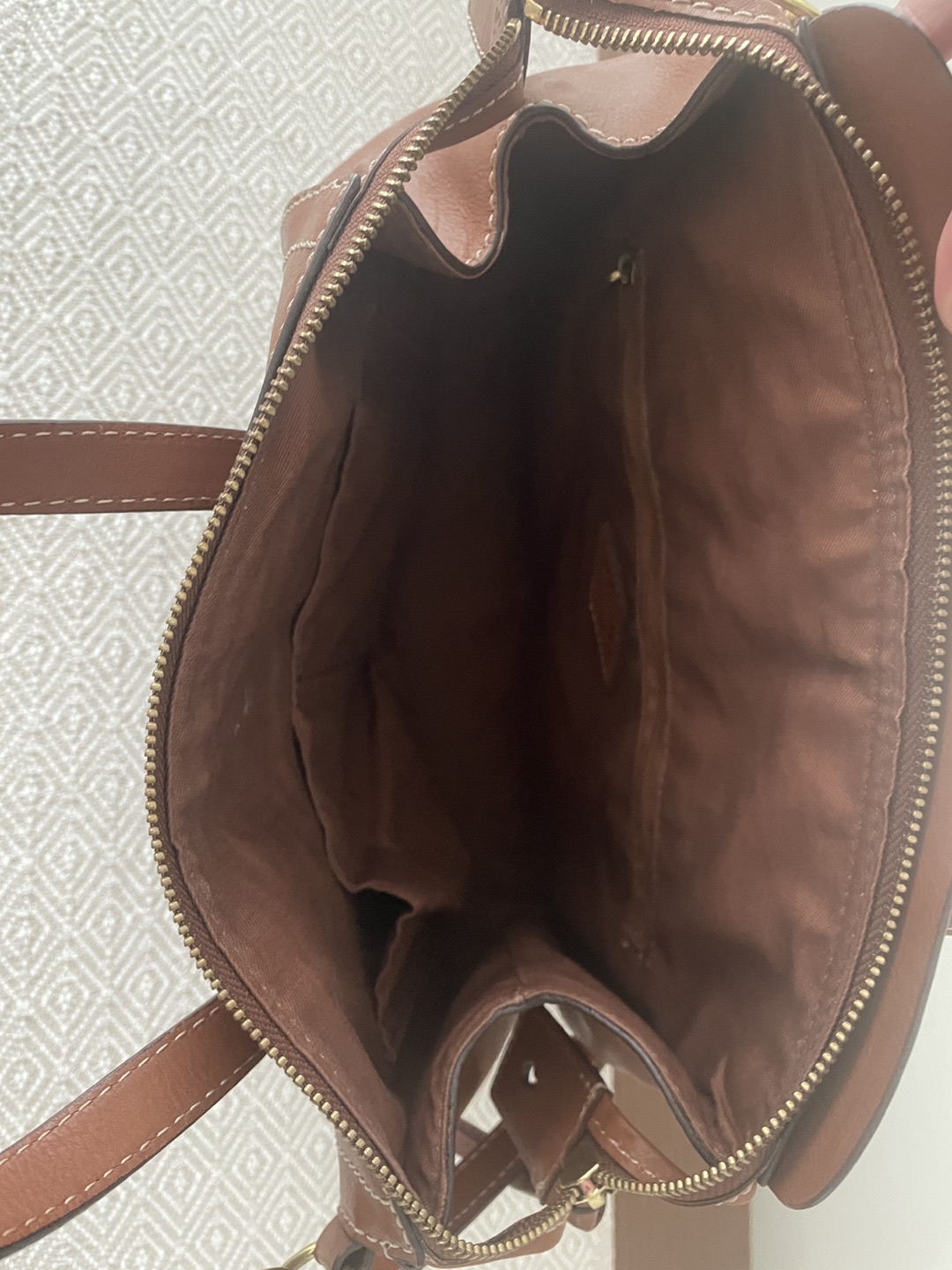 Fossil Mini Leather Satchel - photo 3