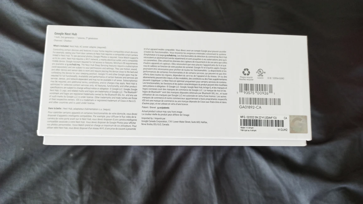 brand new never used Google nest hub 2nd generation image indicator(2)