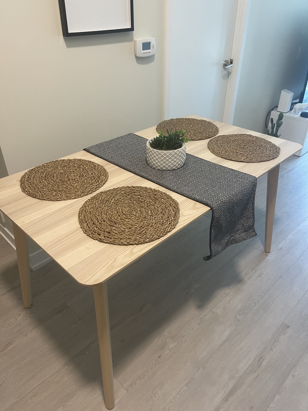 IKEA LISABO Dining Table, Ash veneer