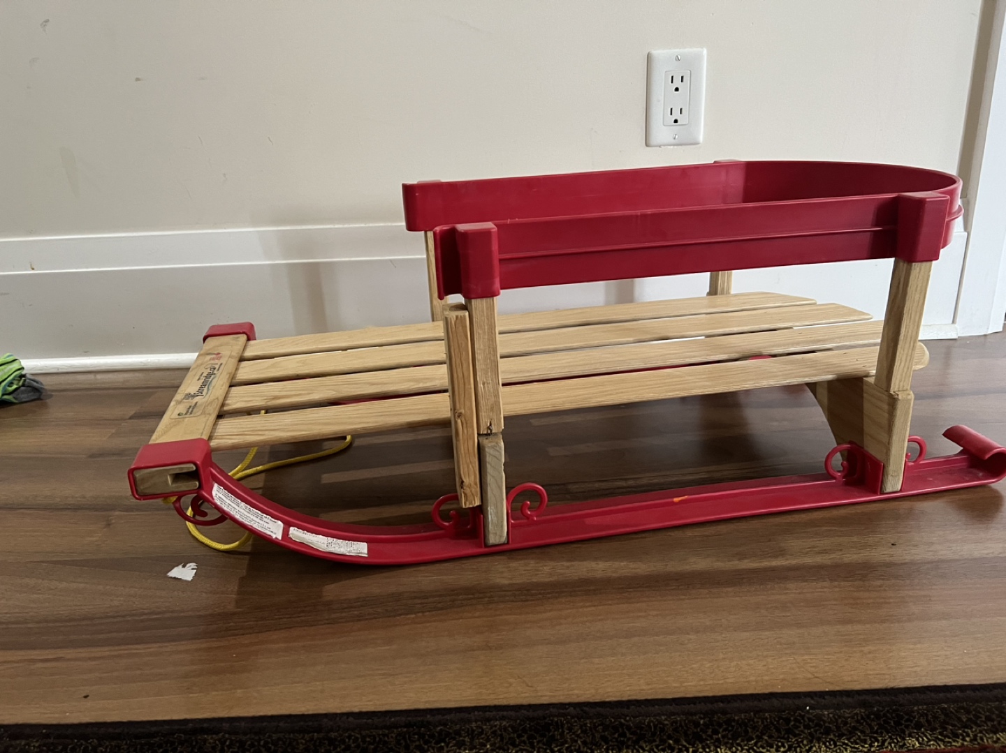 Wooden sled - photo 2