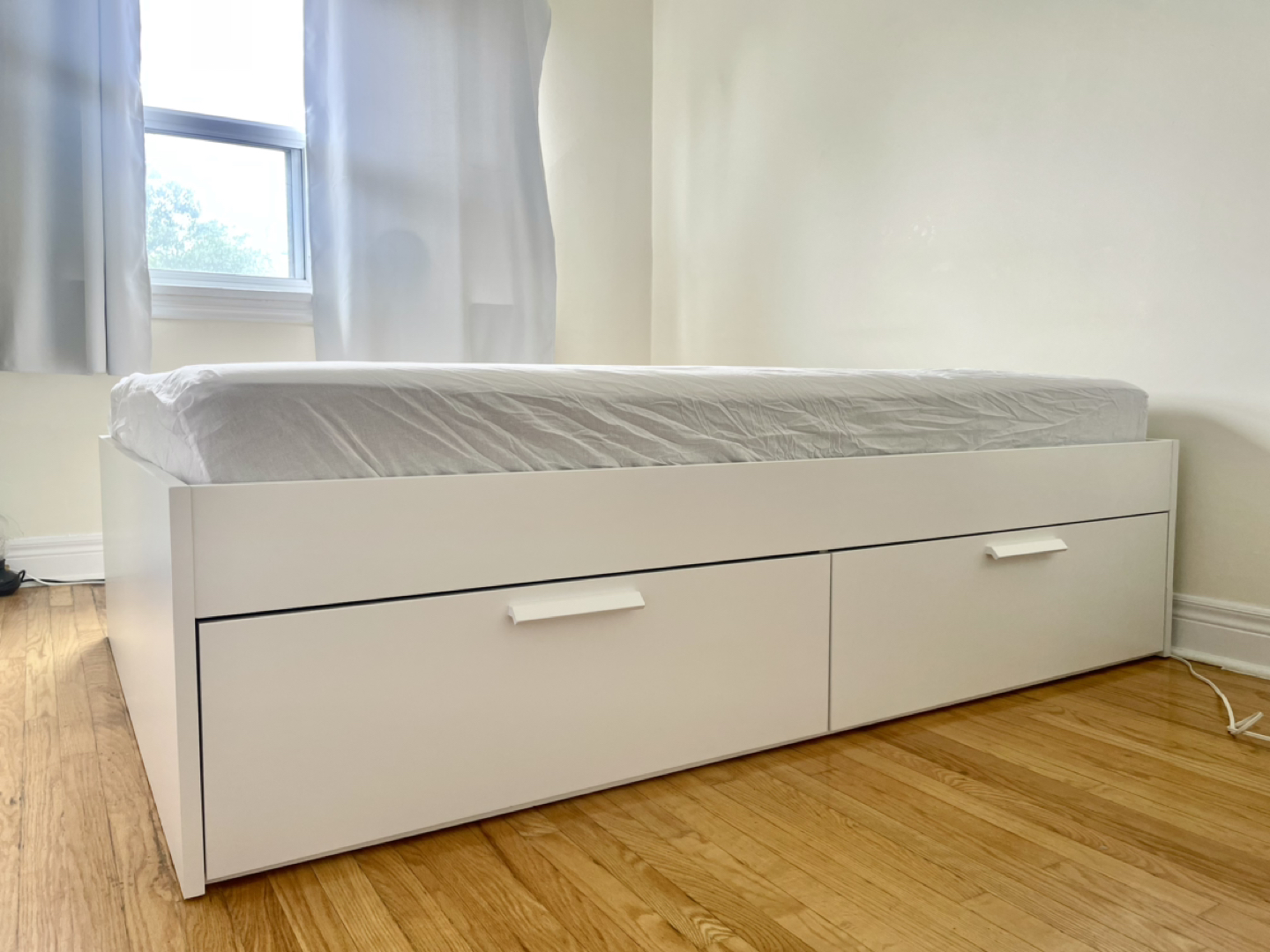 Ikea full bed frame & mattress - photo 2
