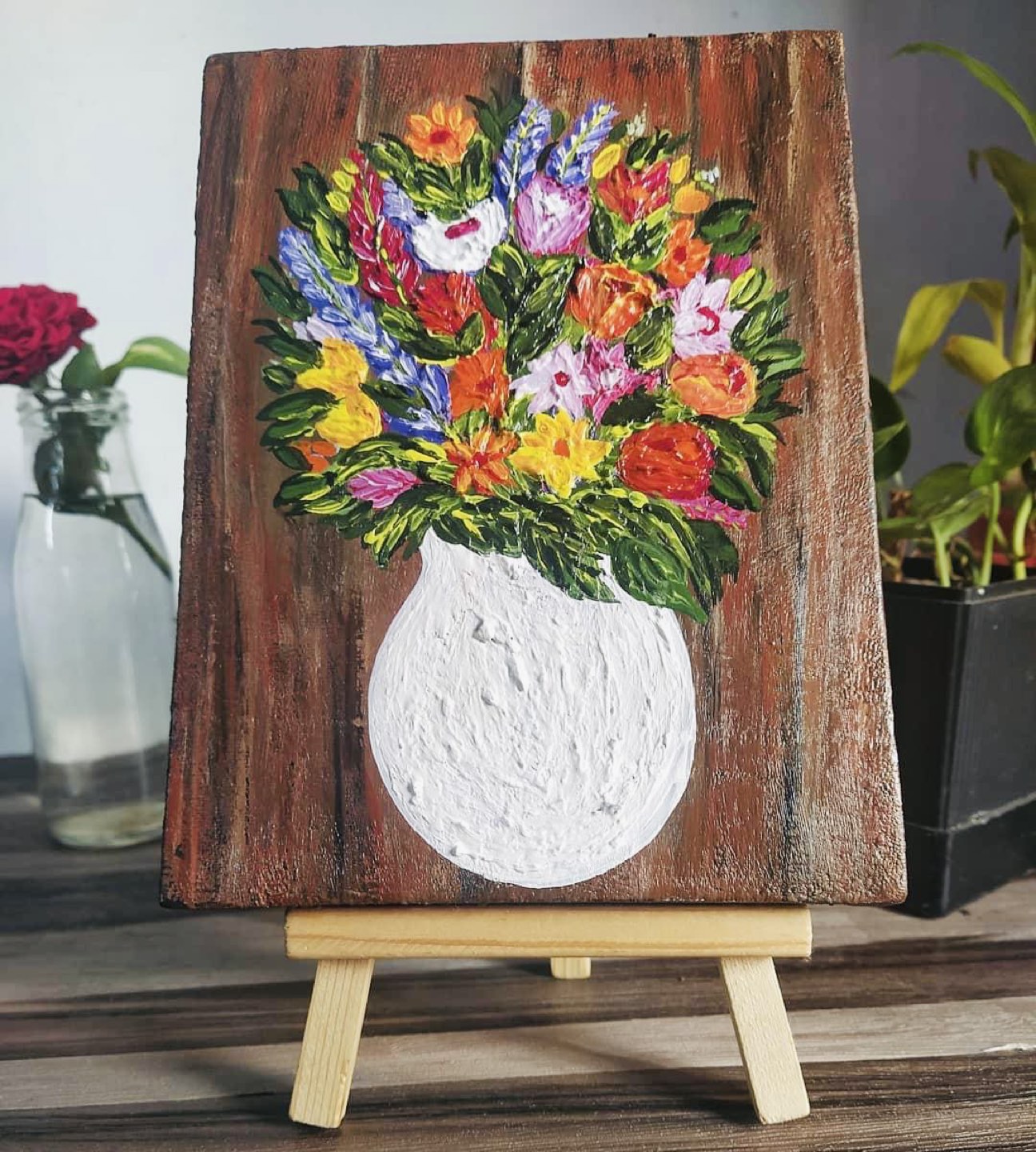 Acrylic painting #freecycle