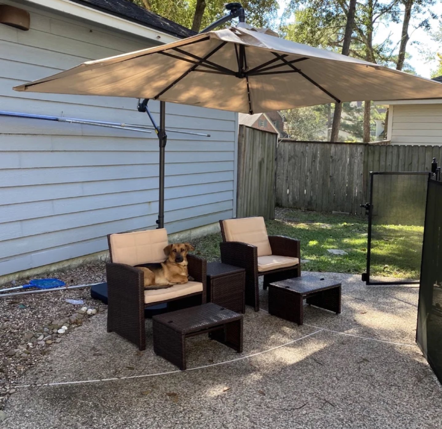 Beige brown patio set brand new - photo 2