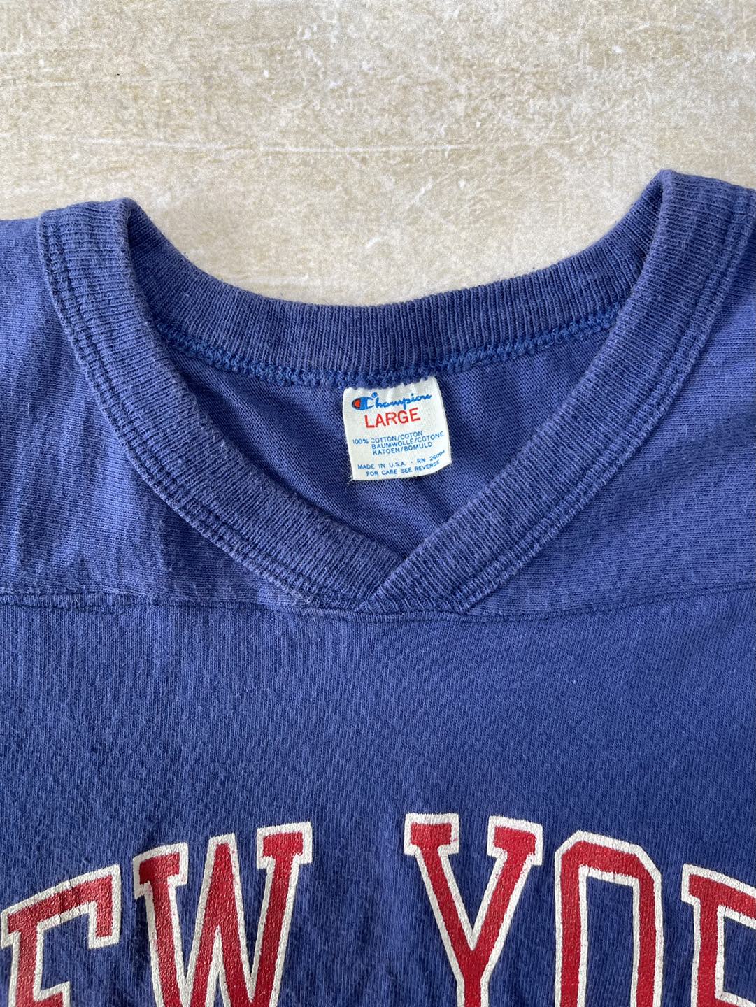 Vintage 80s Champion New York Giants Jersey T-shirt NFL image indicator(6)