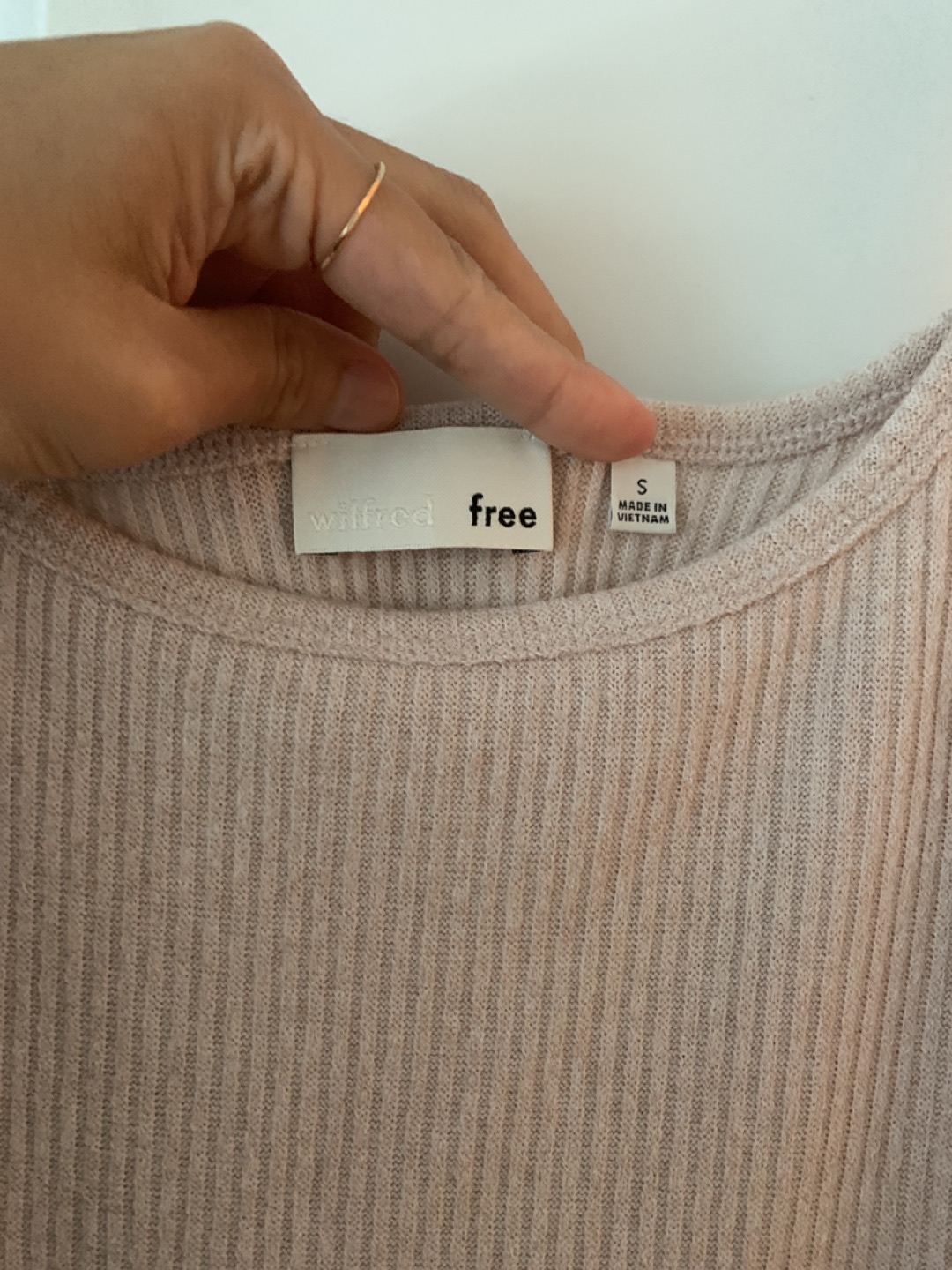 Wilfred free body con dress blush pink - photo 3