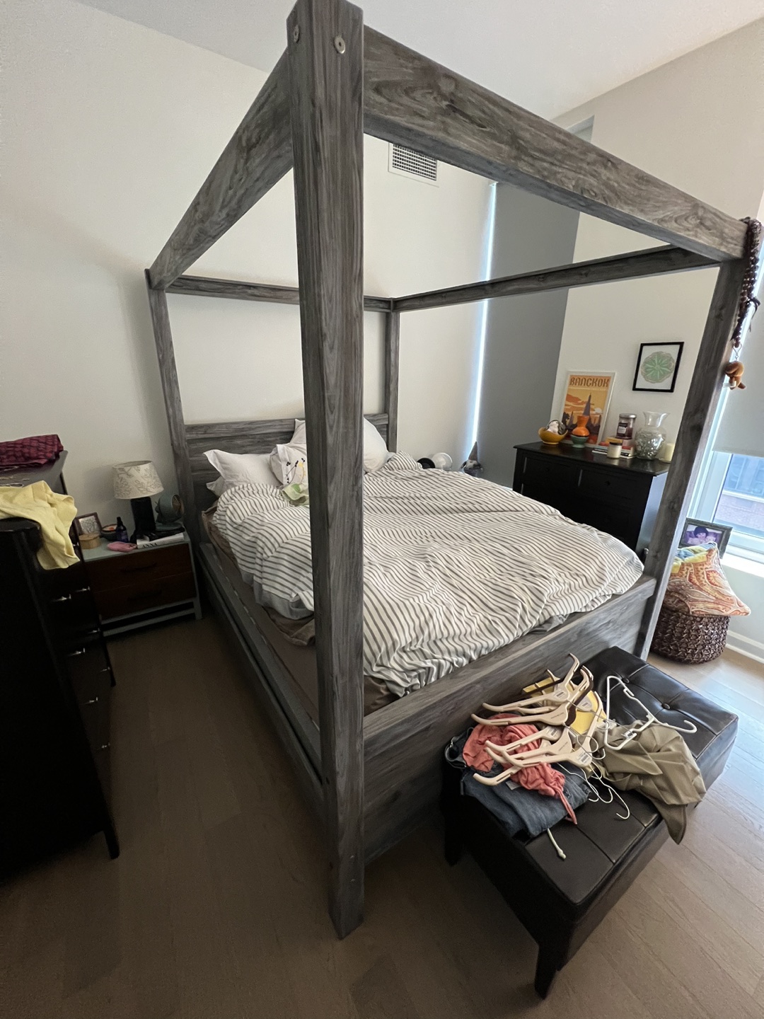 Queen Bed Frame and Leesa Mattress and Foundation - photo 3