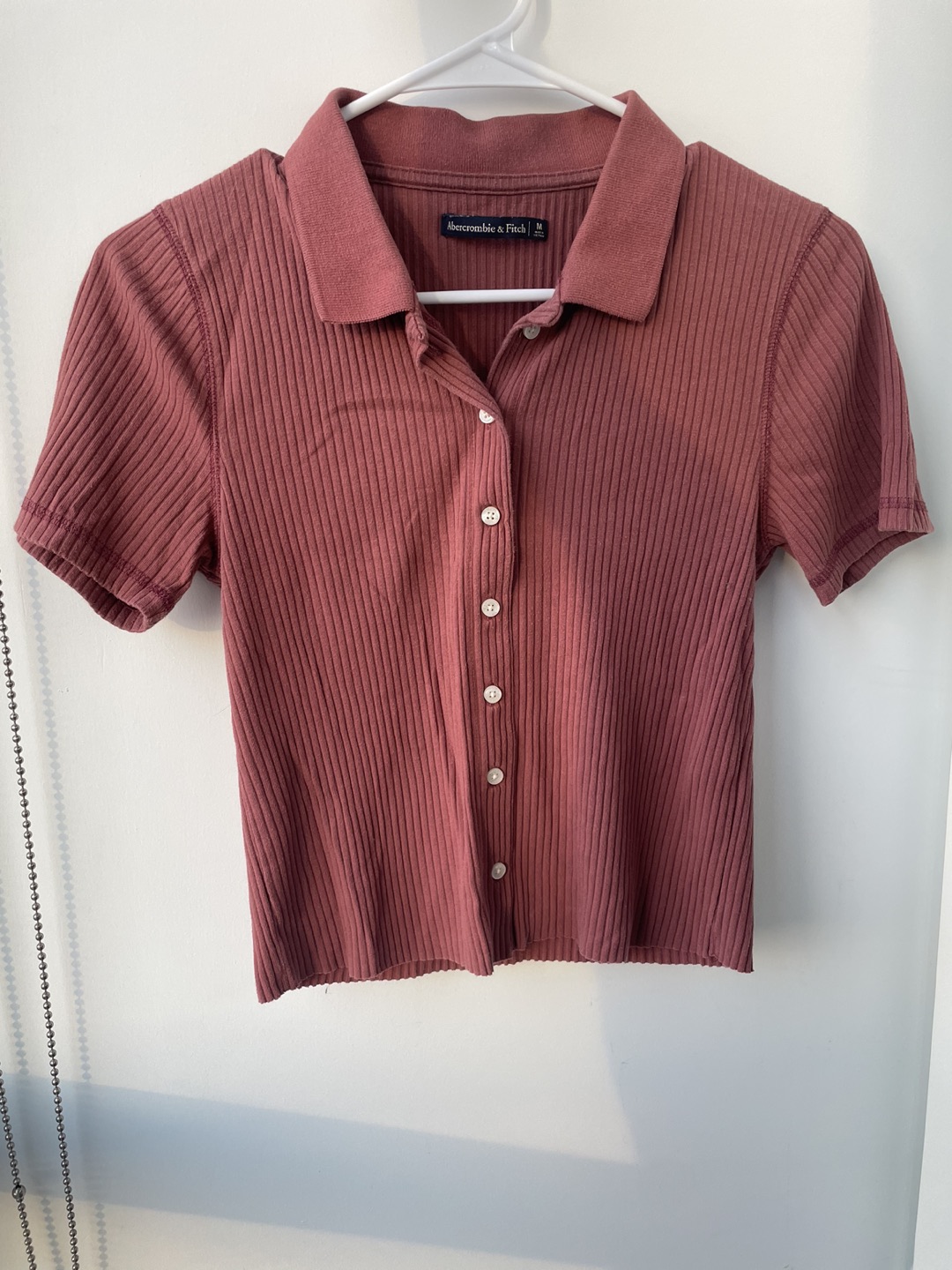 Cropped button-up